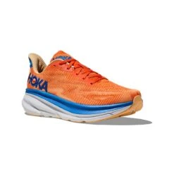 Hoka Clifton 9 Men's Running Shoes -Patagonia Shop hoka clifton 9 mens running shoes vibrant orange impala 5