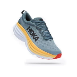 Hoka Wide Bondi 8 Men's Running Shoes -Patagonia Shop hoka mens bondi 8 running shoes goblin blue mountain spring 1