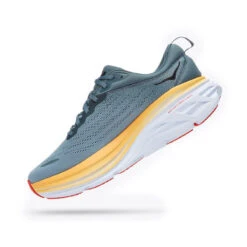Hoka Wide Bondi 8 Men's Running Shoes -Patagonia Shop hoka mens bondi 8 running shoes goblin blue mountain spring 4