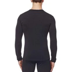 Icebreaker Men's 200 Oasis Crewe Long-Sleeve Base Layer -Patagonia Shop icebreaker mens 200 oasis crewe long sleeve base layer black back