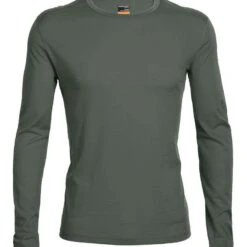 Icebreaker Men's 200 Oasis Crewe Long-Sleeve Base Layer -Patagonia Shop icebreaker mens 200 oasis crewe long sleeve base layer cargo