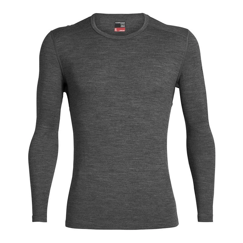 Icebreaker Men's Tech Top Long-Sleeve Crew 1 Icebreaker Men's Tech Top Long-Sleeve Crew
