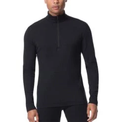 Icebreaker Men's Oasis Long-Sleeve Half Zip Base Layer -Patagonia Shop icebreaker mens oasis long sleeve half zip front