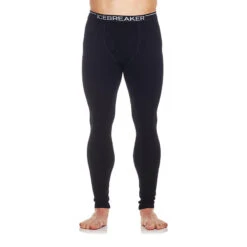 Icebreaker Men's Tech Leggings -Patagonia Shop icebreaker mens tech leggings black model front