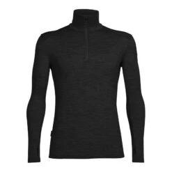 Icebreaker Men's Tech Top Long-Sleeve ½ Zip -Patagonia Shop icebreaker mens tech top long sleeve half zip black