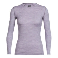 Icebreaker Women's 200 Oasis Long-Sleeve Crew Base Layer -Patagonia Shop icebreaker womens 200 oasis long sleeve crewe base layer heather silk