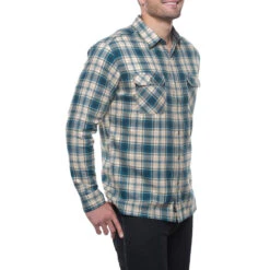 KÜHL Men's Dillingr Button Down Long-Sleeve Shirt -Patagonia Shop kuhl mens dillingr button down long sleeve shirt blue fusion side