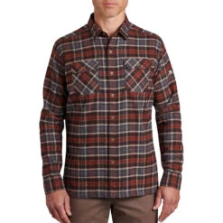 KÜHL Men's Dillingr Button Down Long-Sleeve Shirt -Patagonia Shop kuhl mens dillingr button down long sleeve shirt redwood