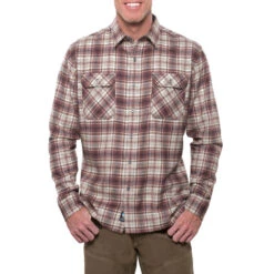 KÜHL Men's Dillingr Button Down Long-Sleeve Shirt -Patagonia Shop kuhl mens dillingr button down long sleeve shirt sun dried tomatos