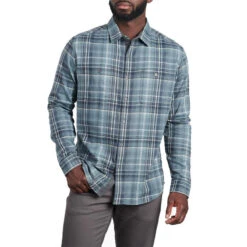KÜHL Men's Fugitive Long-Sleeve Shirt -Patagonia Shop kuhl mens fugitive flannel blue moon grid