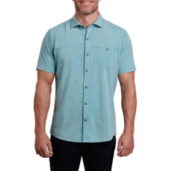 KÜHL Men's Optimizr Short-Sleeve Shirt -Patagonia Shop kuhl mens optimizr short sleeve shirt polar blue