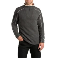 KÜHL Men's Europa ¼ Zip Pullover -Patagonia Shop kuhl ms 3017 europa steel