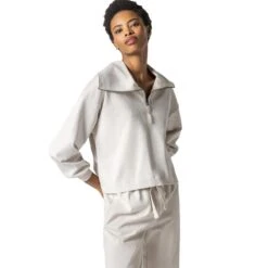 Lilla P Women's Full-Sleeve Half-Zip Pullover