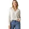 Lilla P Women's Tapered Trim V-Neck