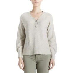 Oat Women's Button Neck Henley