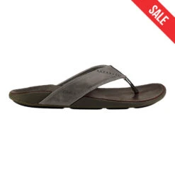 Olukai Nui Men's Sandals -Patagonia Shop olukai mens nui sandals charcoal dark java sale