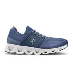 On Cloudswift 3 Men's Running Shoes -Patagonia Shop on cloudswift 3 mens running shoes black white denim midnight grid