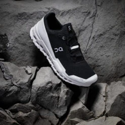 On Cloudultra Men's Trail-Running Shoes -Patagonia Shop on running mens cloudultra black white hero alt