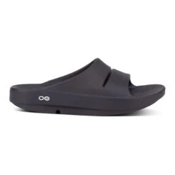 OOFOS OOaah Slides -Patagonia Shop oofos ooaah sandals black 1
