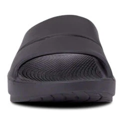 OOFOS OOaah Slides -Patagonia Shop oofos ooaah sandals black 2