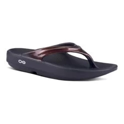 OOFOS OOlala Women's Luxe Sandals -Patagonia Shop oofos womens oolala luxe sandals cabernet
