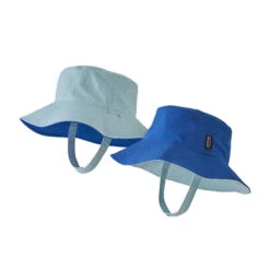 Patagonia Baby Sun Bucket Hat -Patagonia Shop patagonia bay sun bucket hat bayou blue grid
