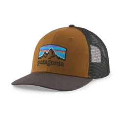 Patagonia Fitz Roy Horizons Trucker Hat -Patagonia Shop patagonia fitz roy horizons trucker hat brbn grid