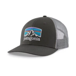 Patagonia Fitz Roy Horizons Trucker Hat -Patagonia Shop patagonia fitz roy horizons trucker hat forge grey grid