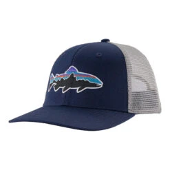 Patagonia Fitz Roy Trout Trucker Hat -Patagonia Shop patagonia fitz roy trout trucker hat classic navy