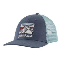 Patagonia Line Logo Ridge LoPro Trucker Hat -Patagonia Shop patagonia line logo ridge lopro trucker hat dolomite blue