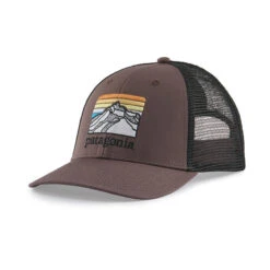 Patagonia Line Logo Ridge LoPro Trucker Hat -Patagonia Shop patagonia line logo ridge lopro trucker hat dub brown grid