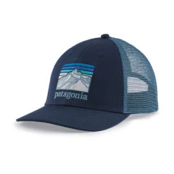 Patagonia Line Logo Ridge LoPro Trucker Hat -Patagonia Shop patagonia line logo ridge lopro trucker hat new navygrid