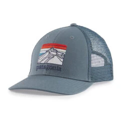 Patagonia Line Logo Ridge LoPro Trucker Hat -Patagonia Shop patagonia line logo ridge lopro trucker hat pigeon grey grid