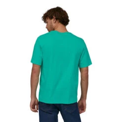 Patagonia Men's Line Logo Ridge Stripe Organic Pocket T-Shirt -Patagonia Shop patagonia line logo ridge organic cotton t shirt 2