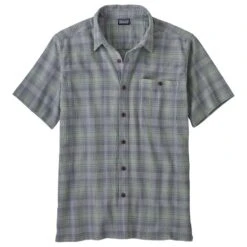 Patagonia Men's A/C Short-Sleeve Shirt -Patagonia Shop patagonia mens a c short sleeve shirt crte