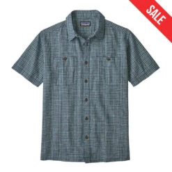 Patagonia Men's Back Step Short-Sleeve Shirt -Patagonia Shop patagonia mens back step shirt TICN sale
