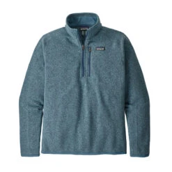 Patagonia Men's Better Sweater 1/4-Zip Fleece Pullover -Patagonia Shop patagonia mens better sweater quarter zip pullover pigeon blue grid