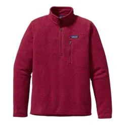Patagonia Men's Better Sweater 1/4-Zip Fleece Pullover -Patagonia Shop patagonia mens better sweaterr 1 4 zip fleece wax