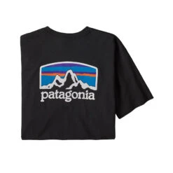Patagonia Men's Fitz Roy Horizons Short-Sleeve Responsibili-Tee -Patagonia Shop patagonia mens fitz roy horizons short sleeve responsibili tee black grid