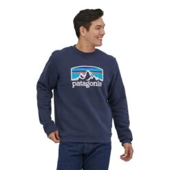 Patagonia Men's Fitz Roy Horizons Uprisal Crew Sweatshirt -Patagonia Shop patagonia mens fitz roy horizons uprisal crew sweatshirt 2023 bf front