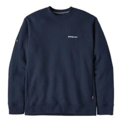Patagonia Men's Fitz Roy Icon Uprisal Crew Sweatshirt -Patagonia Shop patagonia mens fitz roy icon uprisal crew sweatshirt navy