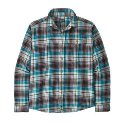 Patagonia Men's Cotton In Conversion Lightweight Fjord Flannel Shirt -Patagonia Shop patagonia mens fjord flannel lvbn grid