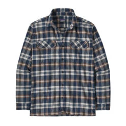 Patagonia Men's Long-Sleeve Organic Cotton Midweight Fjord Flannel Shirt -Patagonia Shop patagonia mens fjord flannel shirt finn grid