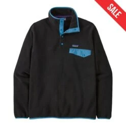 Patagonia Men's Lightweight Synchilla Snap-T Fleece Pullover -Patagonia Shop patagonia mens lightweight synchilla snap t pullover blk