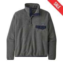Patagonia Men's Lightweight Synchilla Snap-T Fleece Pullover -Patagonia Shop patagonia mens lightweight synchilla snap t pullover nickel