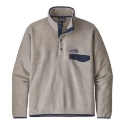 Patagonia Men's Lightweight Synchilla Snap-T Fleece Pullover -Patagonia Shop patagonia mens lightweight synchilla snap t pullover oatmeal heather