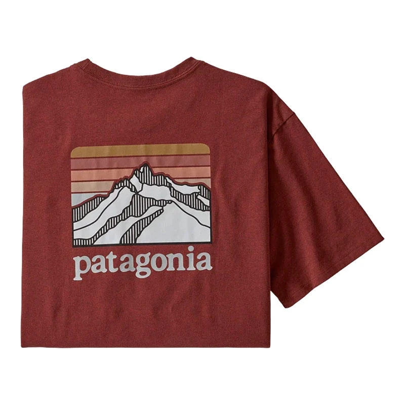 Patagonia Men's Line Logo Ridge Pocket Short-Sleeve Responsibili-Tee 7 Patagonia Men's Line Logo Ridge Pocket Short-Sleeve Responsibili-Tee - Image 7
