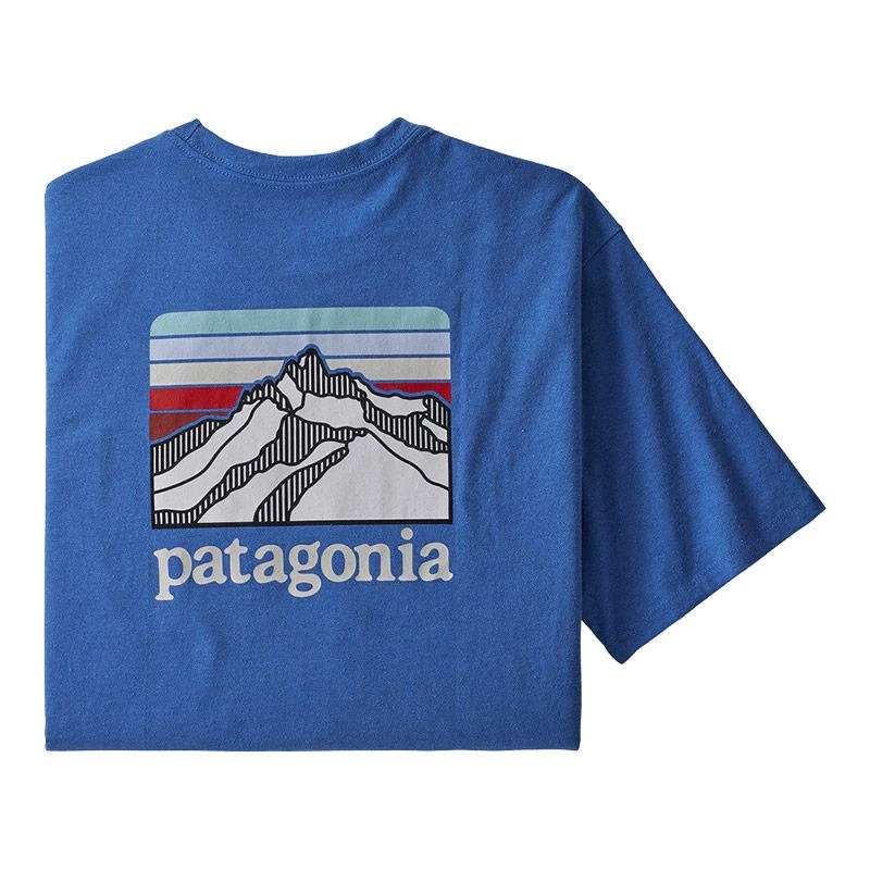 Patagonia Men's Line Logo Ridge Pocket Short-Sleeve Responsibili-Tee 5 Patagonia Men's Line Logo Ridge Pocket Short-Sleeve Responsibili-Tee - Image 5