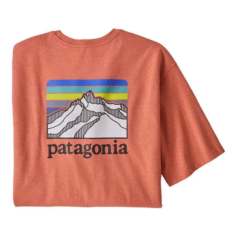 Patagonia Men's Line Logo Ridge Pocket Short-Sleeve Responsibili-Tee 6 Patagonia Men's Line Logo Ridge Pocket Short-Sleeve Responsibili-Tee - Image 6