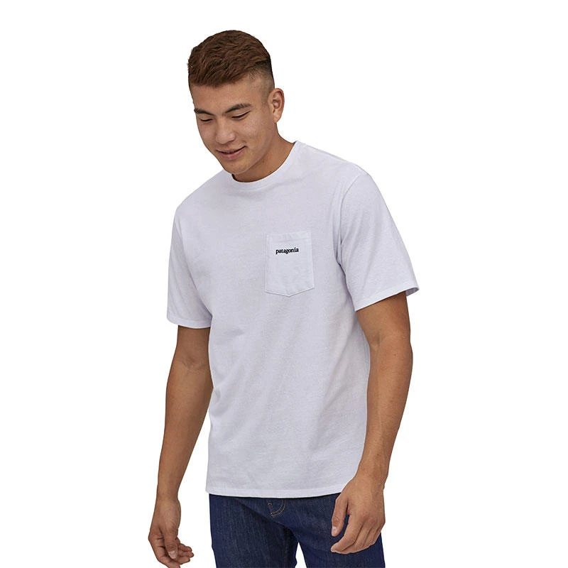 Patagonia Men's Line Logo Ridge Pocket Short-Sleeve Responsibili-Tee 13 Patagonia Men's Line Logo Ridge Pocket Short-Sleeve Responsibili-Tee - Image 13
